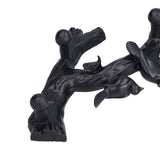 Decorative Hook Black Bird Branch Shape Three Dimensional Wall Mounted Home Decoration AccessoriesMedium (38cm)