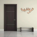 Decorative Hook Golden Bird Branch Shape Three Dimensional Wall Mounted Home Decoration AccessoriesMedium (38cm) - Extra Image