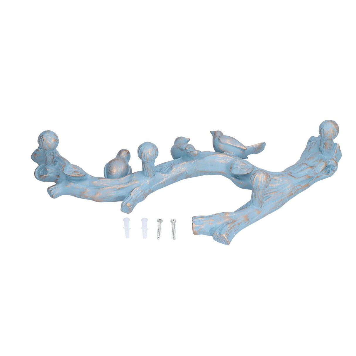 Wall Decoration Hooks Punch Free Innovative Art Waterproof Resin Bird Decoration Hook for Bedroom Living Room29.5cm