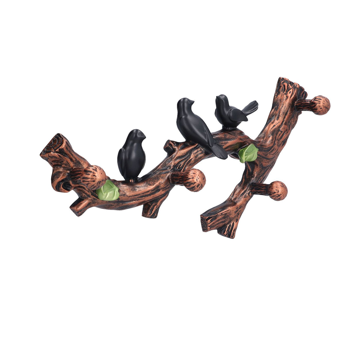 Wall Decoration Hooks Punch Free Innovative Art Waterproof Resin Bird Decoration Hook for Bedroom Living Room Kitchen38cm