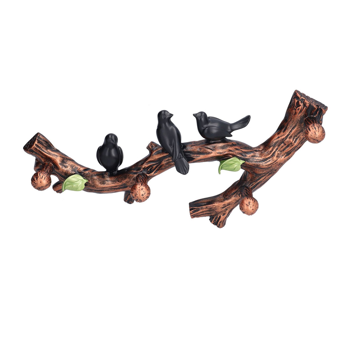 Wall Decoration Hooks Punch Free Innovative Art Waterproof Resin Bird Decoration Hook for Bedroom Living Room Kitchen38cm