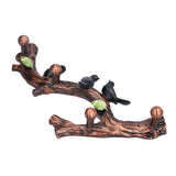 Wall Decoration Hooks Punch Free Innovative Art Waterproof Resin Bird Decoration Hook for Bedroom Living Room Kitchen38cm