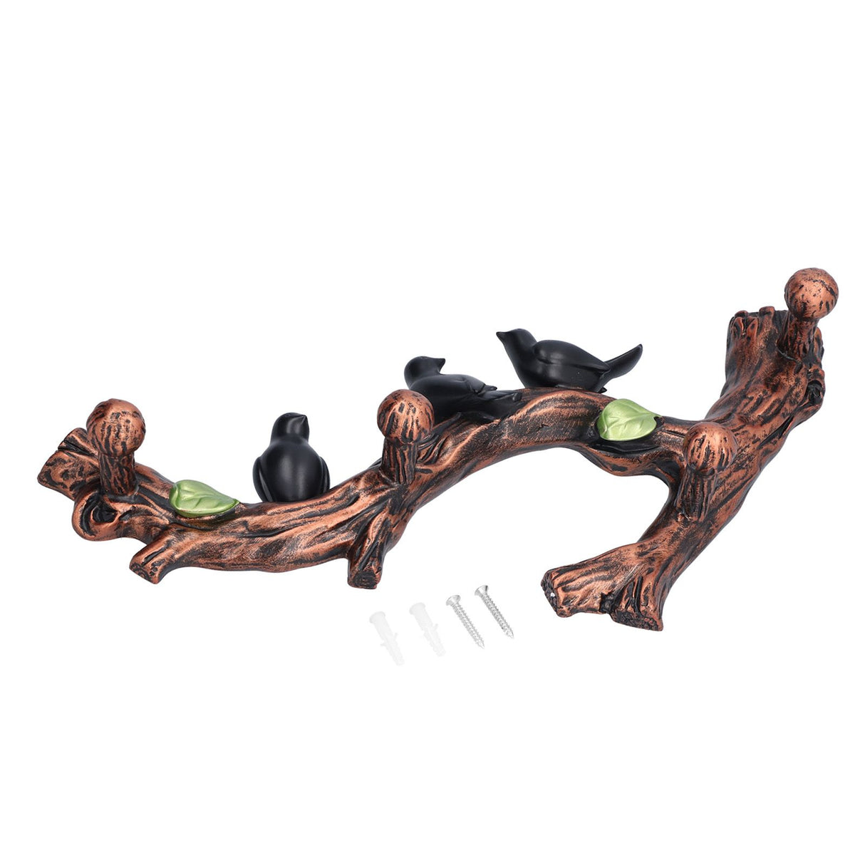 Wall Decoration Hooks Punch Free Innovative Art Waterproof Resin Bird Decoration Hook for Bedroom Living Room Kitchen38cm