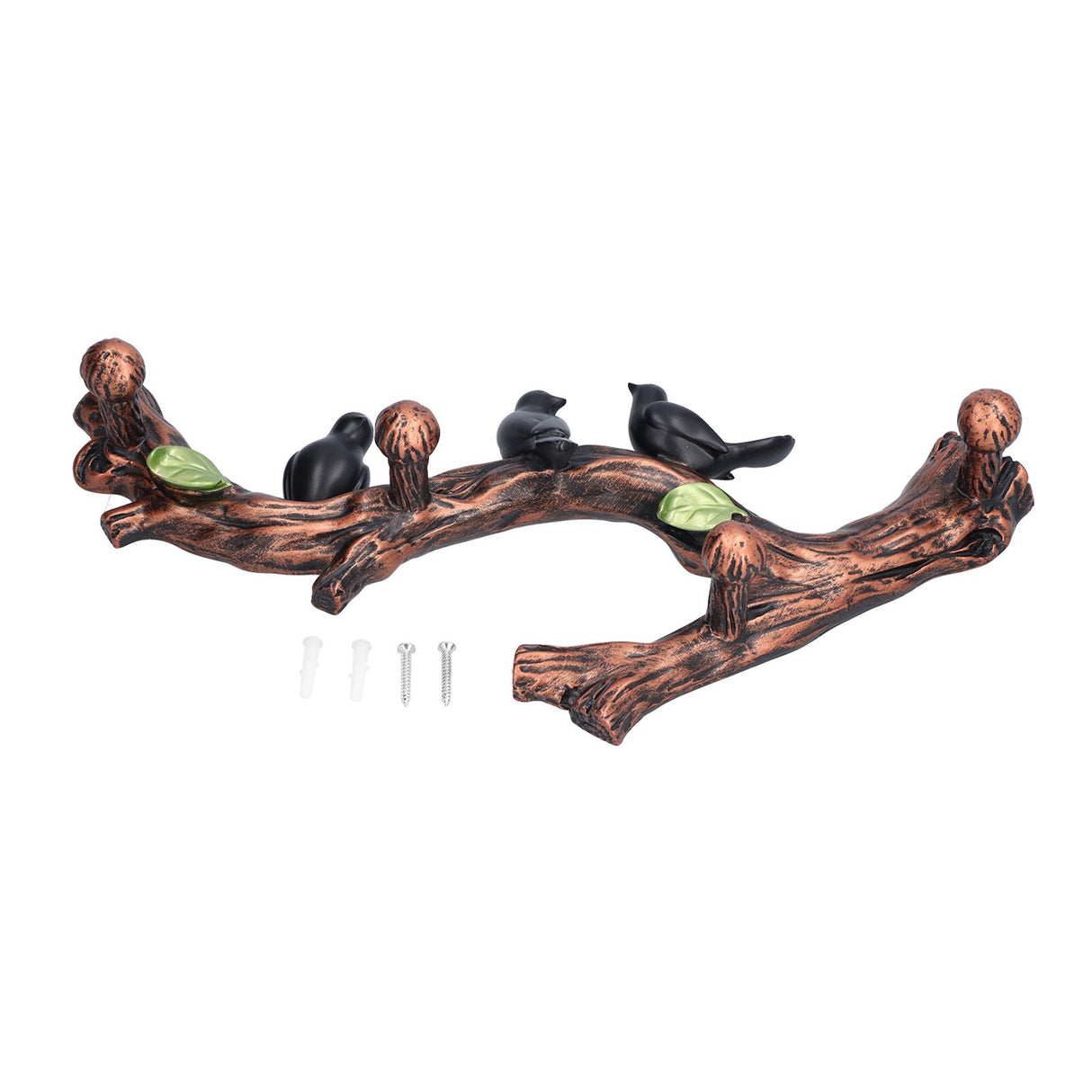 Wall Decoration Hooks Punch Free Innovative Art Waterproof Resin Bird Decoration Hook for Bedroom Living Room Kitchen38cm