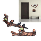 Wall Decoration Hooks Punch Free Innovative Art Waterproof Resin Bird Decoration Hook for Bedroom Living Room Kitchen38cm - Extra Image