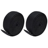 Handlebar Tape Quick Dry Anti Slip Tape Synthetic Sponge Bicycle Cycling Wrap Tape for Outdoor ExerciseBlack - Rear View