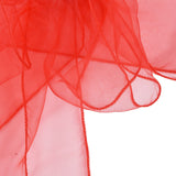 10Pcs Organza Banquet Chair Sash Exquisite Chair Bows Sashes for Wedding Party DecorationBright Red - Extra Image