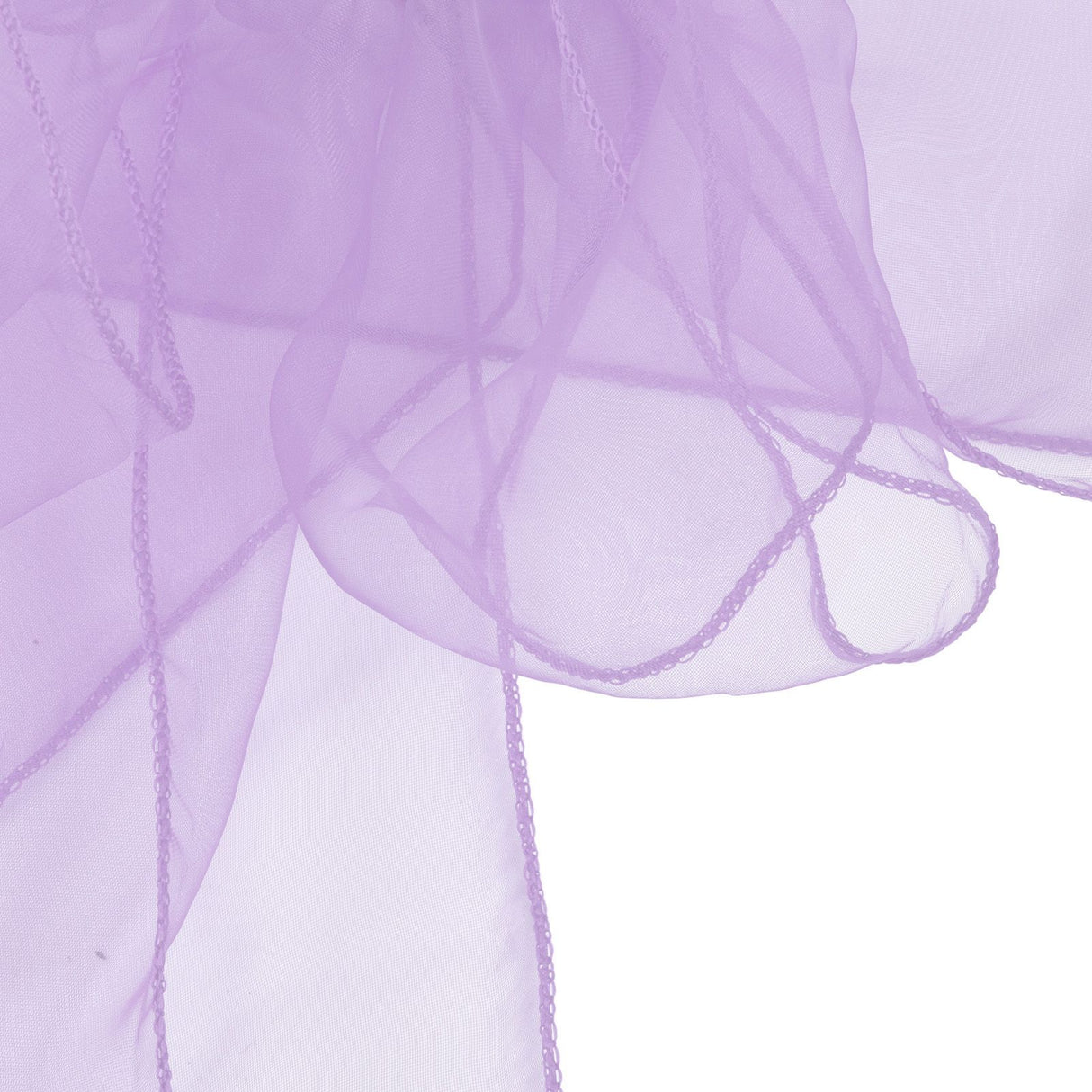 10Pcs Organza Banquet Chair Sash Exquisite Chair Bows Sashes for Wedding Party DecorationLight Purple