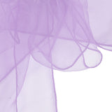 10Pcs Organza Banquet Chair Sash Exquisite Chair Bows Sashes for Wedding Party DecorationLight Purple - Extra Image