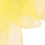 10Pcs Organza Banquet Chair Sash Exquisite Chair Bows Sashes for Wedding Party DecorationBright Yellow - Extra Image