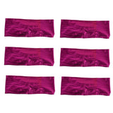 10Pcs Chair Cover Bands Elastic Stretch Sashes Bows for Wedding Banquet Hotel DecorationRose Red