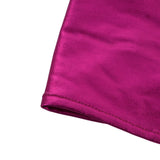 10Pcs Chair Cover Bands Elastic Stretch Sashes Bows for Wedding Banquet Hotel DecorationRose Red