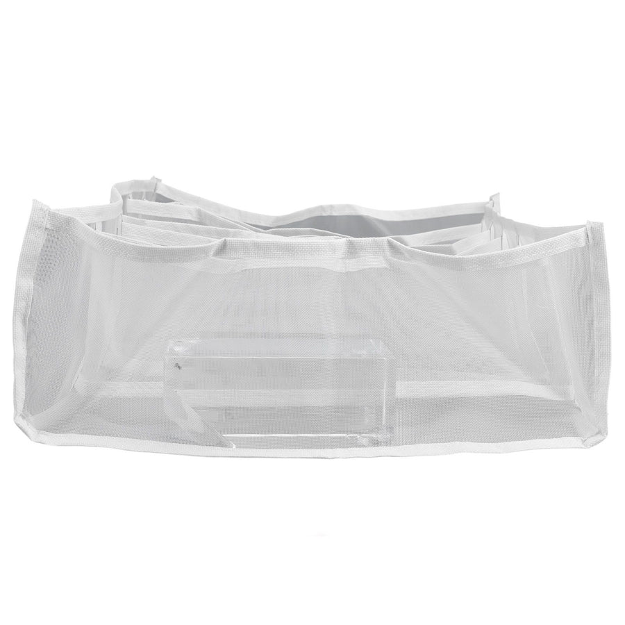 Underwear Storage Box Breathable Foldable Multiple Cells Drawer Organizer for Bras Socks6 Cells