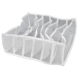 Underwear Storage Box Breathable Foldable Multiple Cells Drawer Organizer for Bras Socks6 Cells - Extra Image