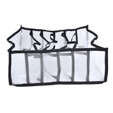 Mesh Bras Storage Box Multi Purpose Foldable Drawer Divider for Underwear Panties Socks6 Cells