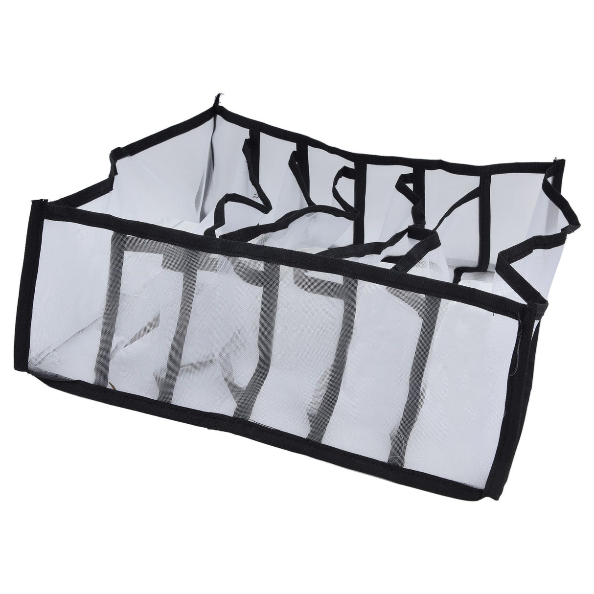 Mesh Bras Storage Box Multi Purpose Foldable Drawer Divider for Underwear Panties Socks6 Cells
