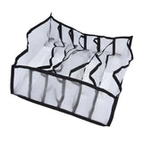 Mesh Bras Storage Box Multi Purpose Foldable Drawer Divider for Underwear Panties Socks6 Cells