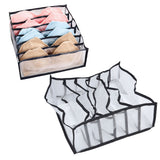 Mesh Bras Storage Box Multi Purpose Foldable Drawer Divider for Underwear Panties Socks6 Cells