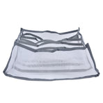 Underwear Organizer Mesh Foldable Breathable Multi Cells Socks Storage Box for Bras Panties6 Cells