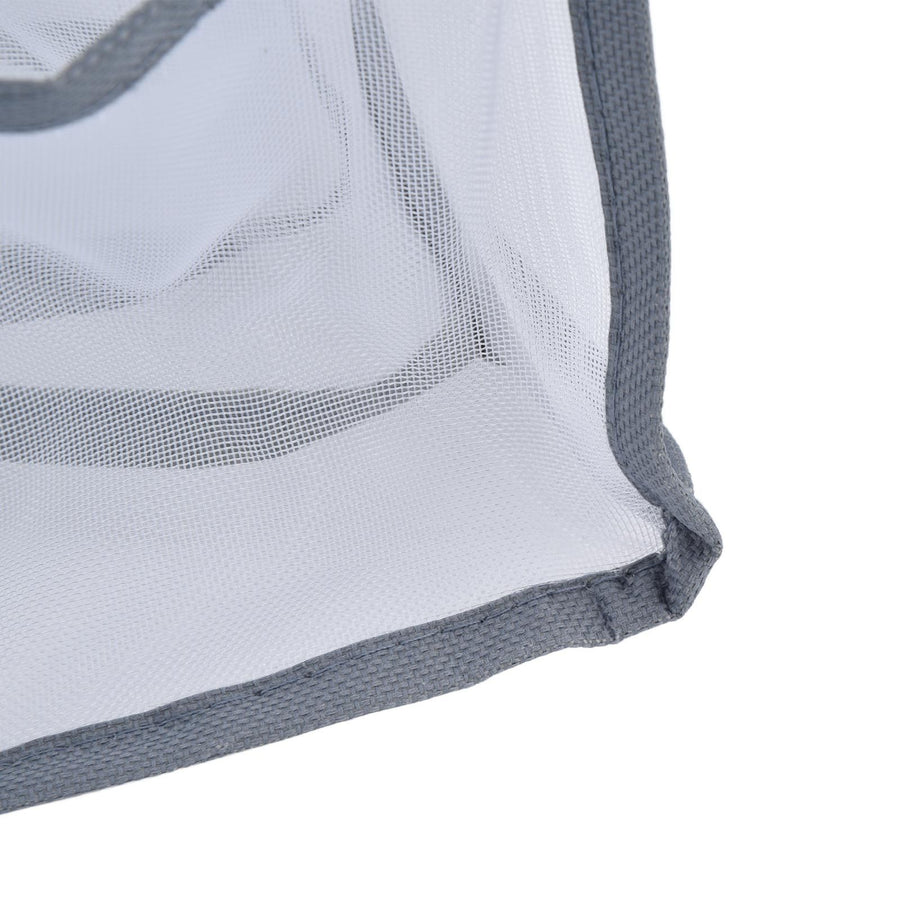 Underwear Organizer Mesh Foldable Breathable Multi Cells Socks Storage Box for Bras Panties6 Cells