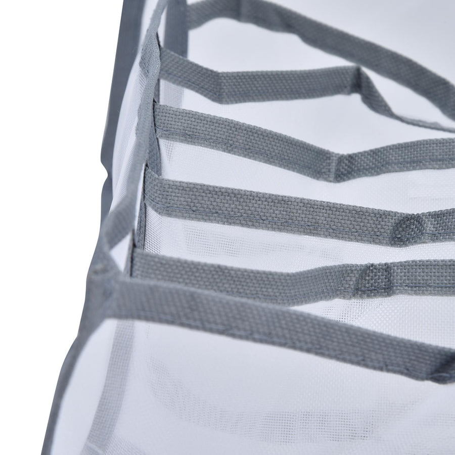 Underwear Organizer Mesh Foldable Breathable Multi Cells Socks Storage Box for Bras Panties6 Cells