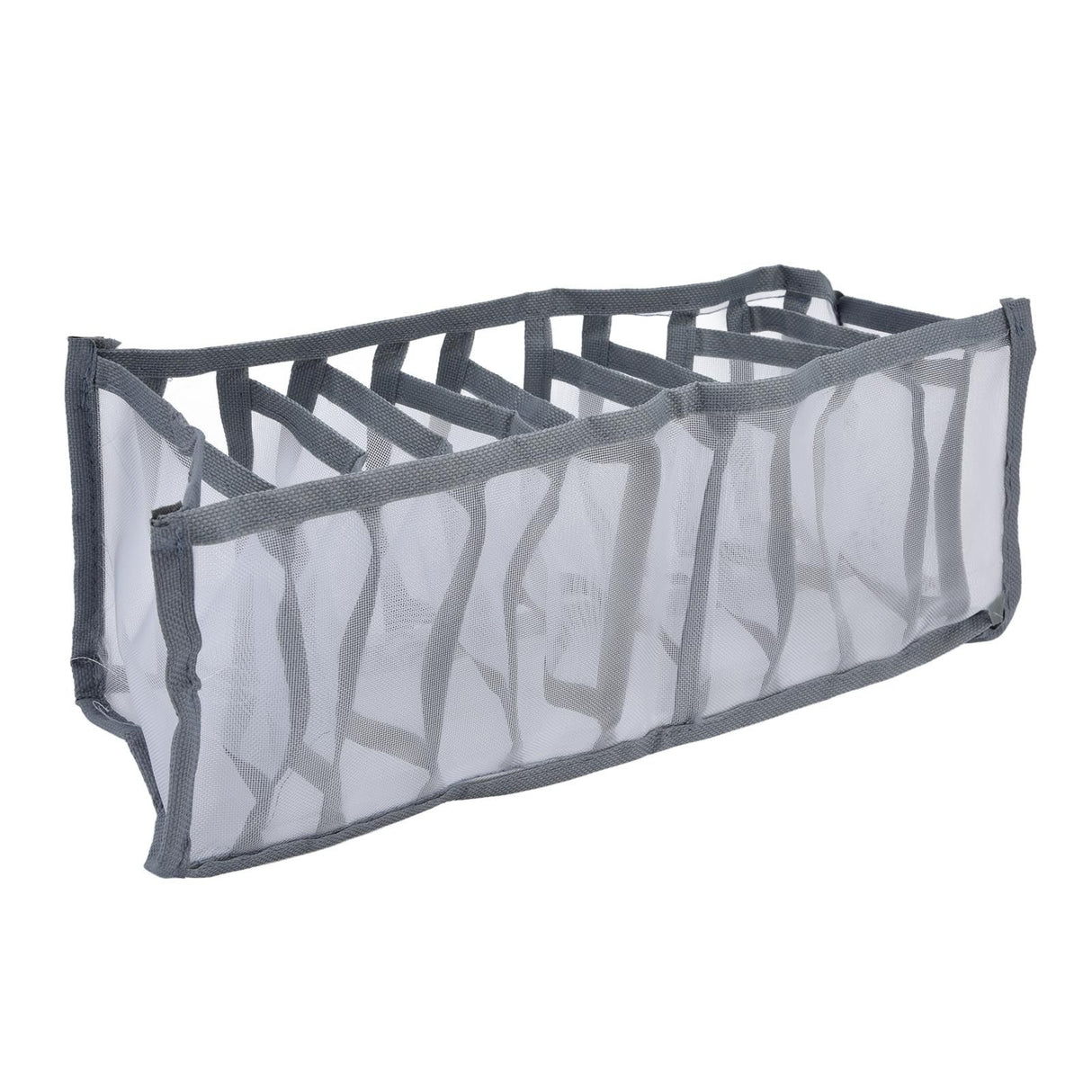 Underwear Organizer Mesh Foldable Breathable Multi Cells Socks Storage Box for Bras Panties11 Cells
