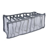 Underwear Organizer Mesh Foldable Breathable Multi Cells Socks Storage Box for Bras Panties11 Cells