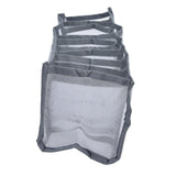 Underwear Organizer Mesh Foldable Breathable Multi Cells Socks Storage Box for Bras Panties11 Cells - Low Angle