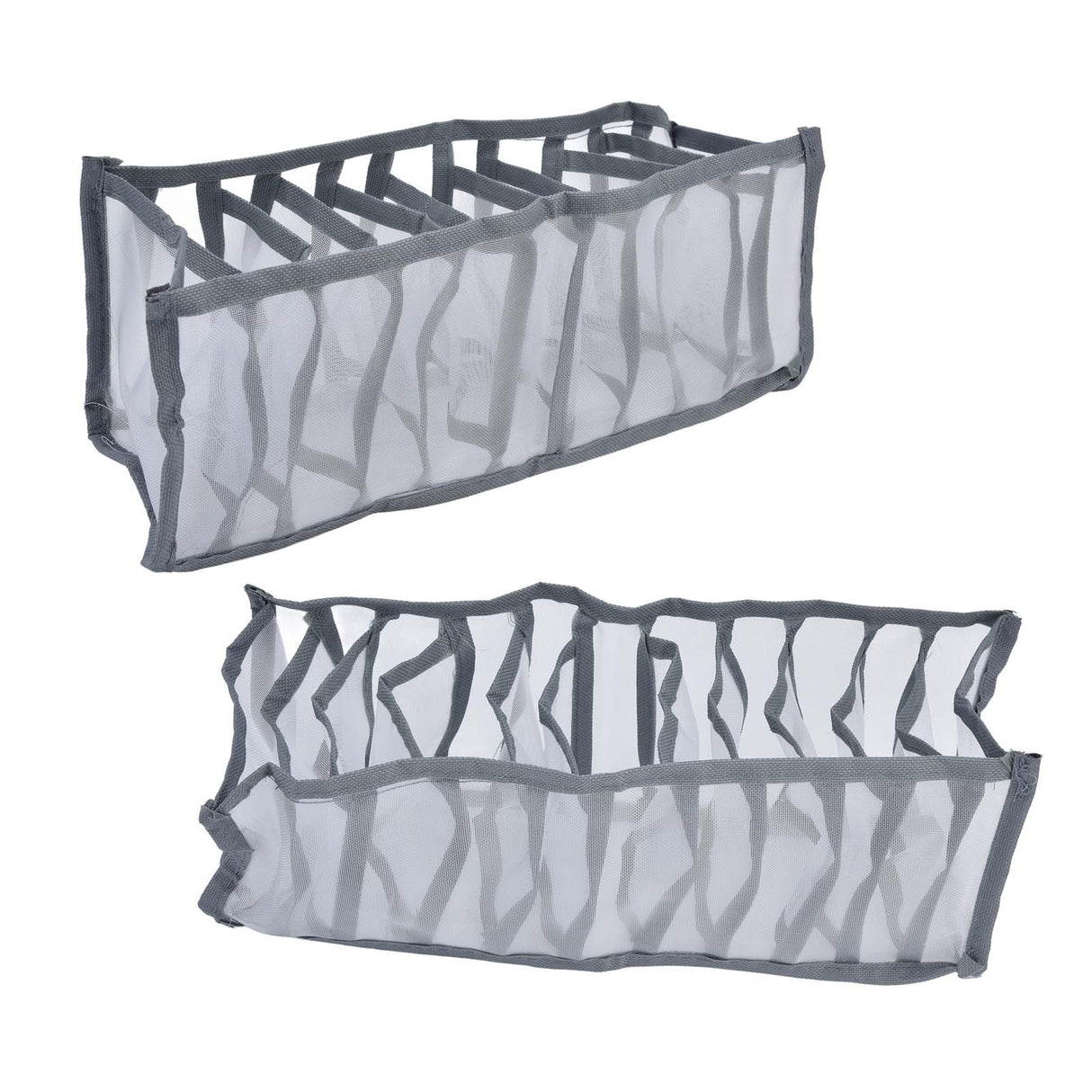 Underwear Organizer Mesh Foldable Breathable Multi Cells Socks Storage Box for Bras Panties11 Cells