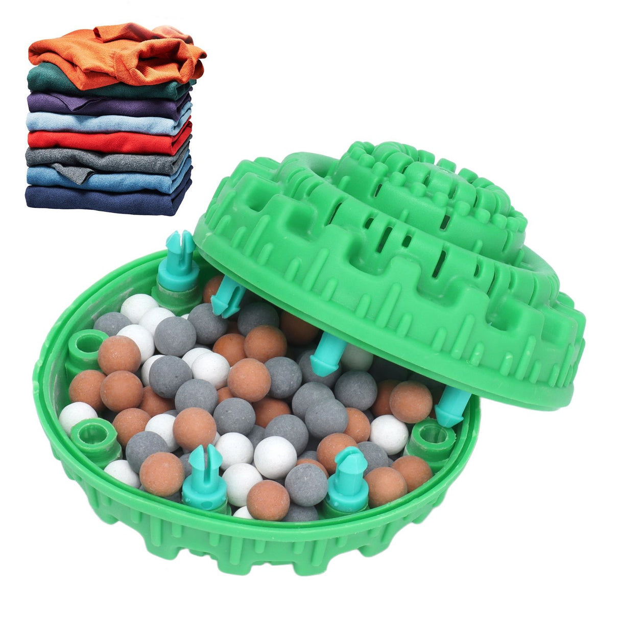 Laundry Ball Eco Friendly Practical Bamboo Charcoal Nano Laundry Ball Clothes Ball Machine Cleaning Tool
