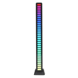 RGB Light Bar Voice Control Ambient Light Music Atmosphere Lamp USB for Car Home StudioBlack - Side View