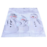 Christmas Curtain Personalized 3D Digital Printing Window Drapes Shower Curtain Blackout Waterproof Curtains150x166cm - Side View