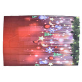 Christmas Curtains Personality Creativity 3D Digital Printing Blackout Waterproof Curtains150x166cm / 59.1x65.4in
