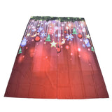 Christmas Curtains Personality Creativity 3D Digital Printing Blackout Waterproof Curtains150x166cm / 59.1x65.4in - Close-Up Angle