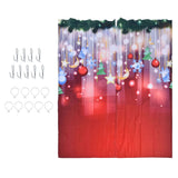 3D Digital Printing Christmas Curtain Individuality Creativity Blackout Curtain for Christmas Decoration170x 200cm