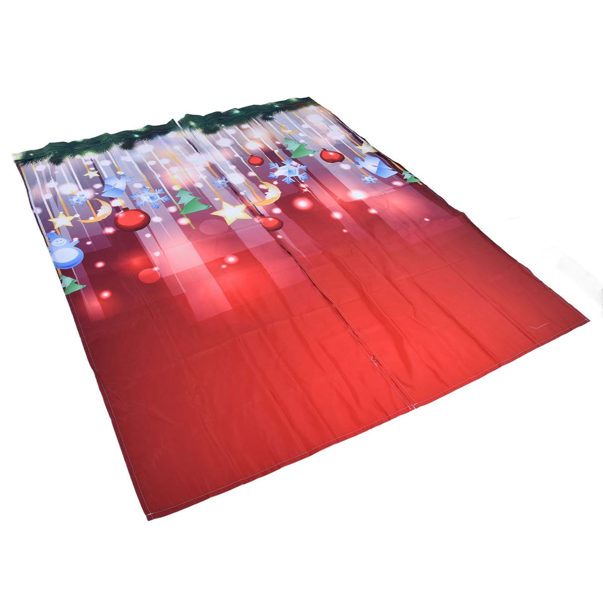 3D Digital Printing Christmas Curtain Individuality Creativity Blackout Curtain for Christmas Decoration170x 200cm