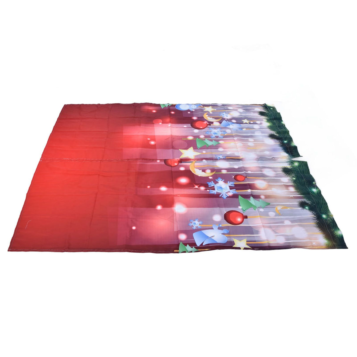 3D Digital Printing Christmas Curtain Individuality Creativity Blackout Curtain for Christmas Decoration170x 200cm