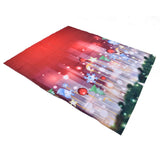 3D Digital Printing Christmas Curtain Individuality Creativity Blackout Curtain for Christmas Decoration170x 200cm - Close-Up Angle