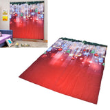 3D Digital Printing Christmas Curtain Individuality Creativity Blackout Curtain for Christmas Decoration170x 200cm