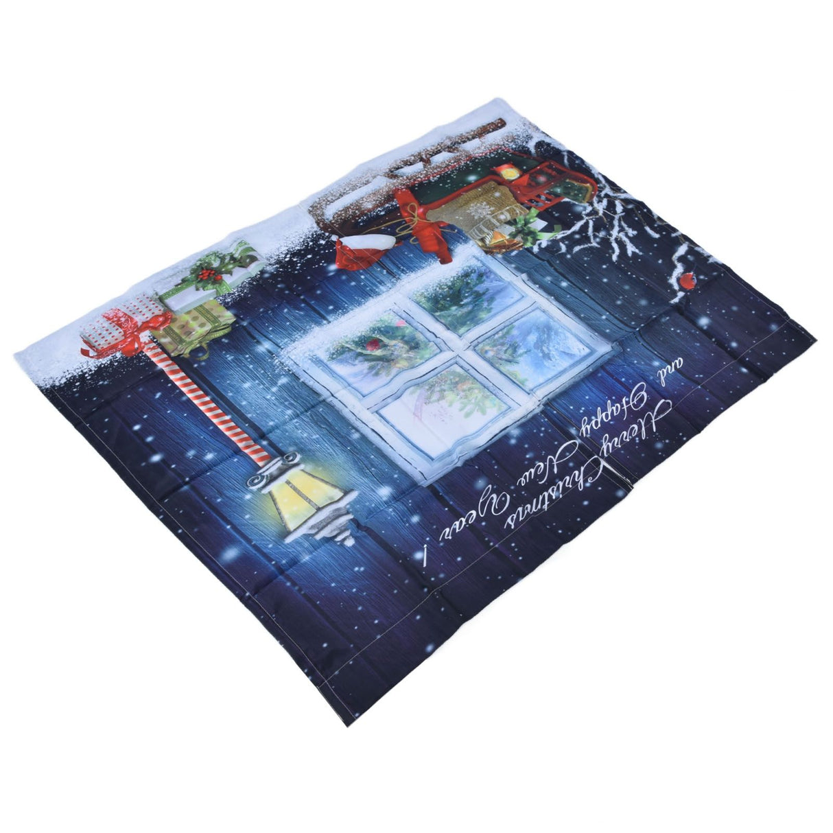Christmas Style Curtain Personalized 3D Digital Printing Blackout Curtains Waterproof Cloth Shower Curtains150x166cm