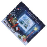 Christmas Style Curtain Personalized 3D Digital Printing Blackout Curtains Waterproof Cloth Shower Curtains150x166cm - Low Angle