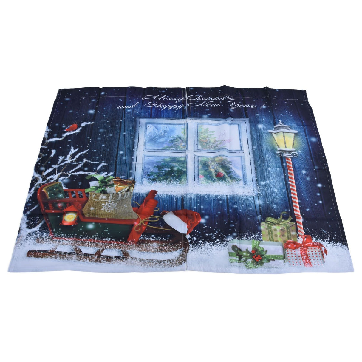 Christmas Style Curtain Personalized 3D Digital Printing Blackout Curtains Waterproof Cloth Shower Curtains170x200cm