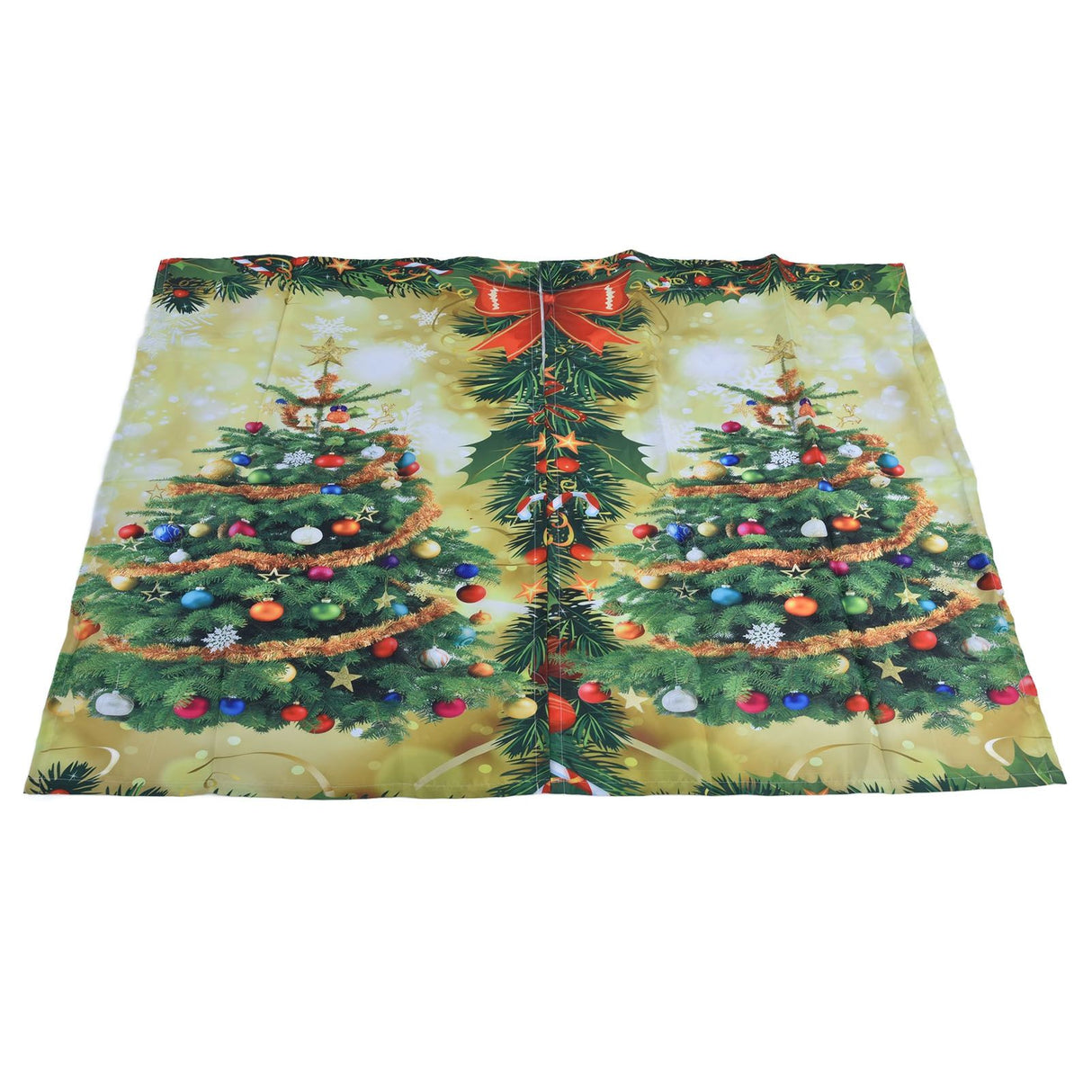 Blackout Curtains 3D Printing Waterproof Fashionable Decorative Cloth Christmas Curtain for Porch Bedroom150x166cm