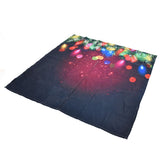 3D Digital Printing Curtains Personalized Christmas Printing 90g Waterproof Cloth Blackout Curtains170x200cm