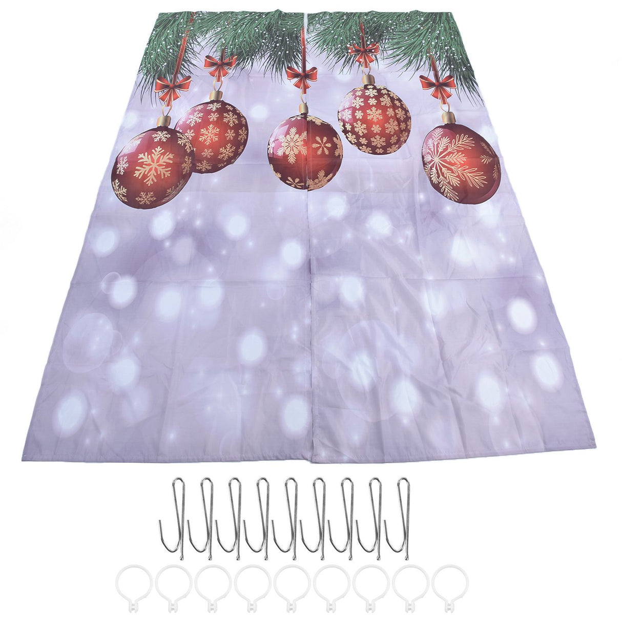 Blackout Curtains Multi Purpose Good Shading Properties Waterproof Fashionable Patterns Christmas Decoration Curtain170x200cm