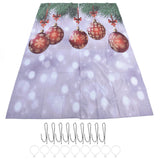 Blackout Curtains Multi Purpose Good Shading Properties Waterproof Fashionable Patterns Christmas Decoration Curtain170x200cm
