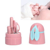 Baby Nail Kit 4 in 1 Cute Bunny Nail Care Set with Cute Case Nail Clippers Scissor Nail File Tweezers for Newborn - Extra Image