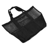 Beach Bags Mesh Oxford Cloth Oversized Storage Tote Bags for Beach Picnic Barbecue Camping - Side View