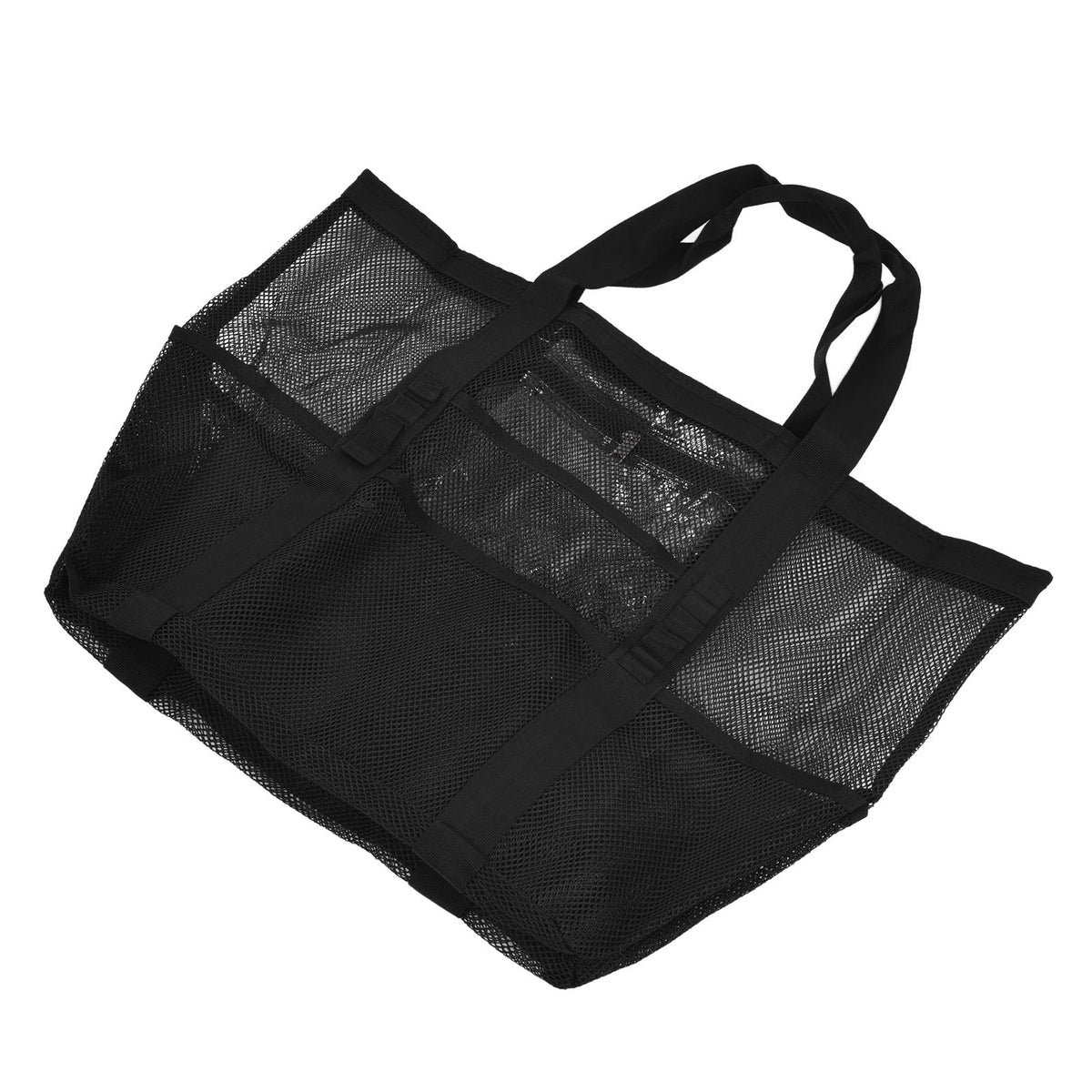Beach Bags Mesh Oxford Cloth Oversized Storage Tote Bags for Beach Picnic Barbecue Camping