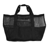 Beach Bags Mesh Oxford Cloth Oversized Storage Tote Bags for Beach Picnic Barbecue Camping - Extra Image